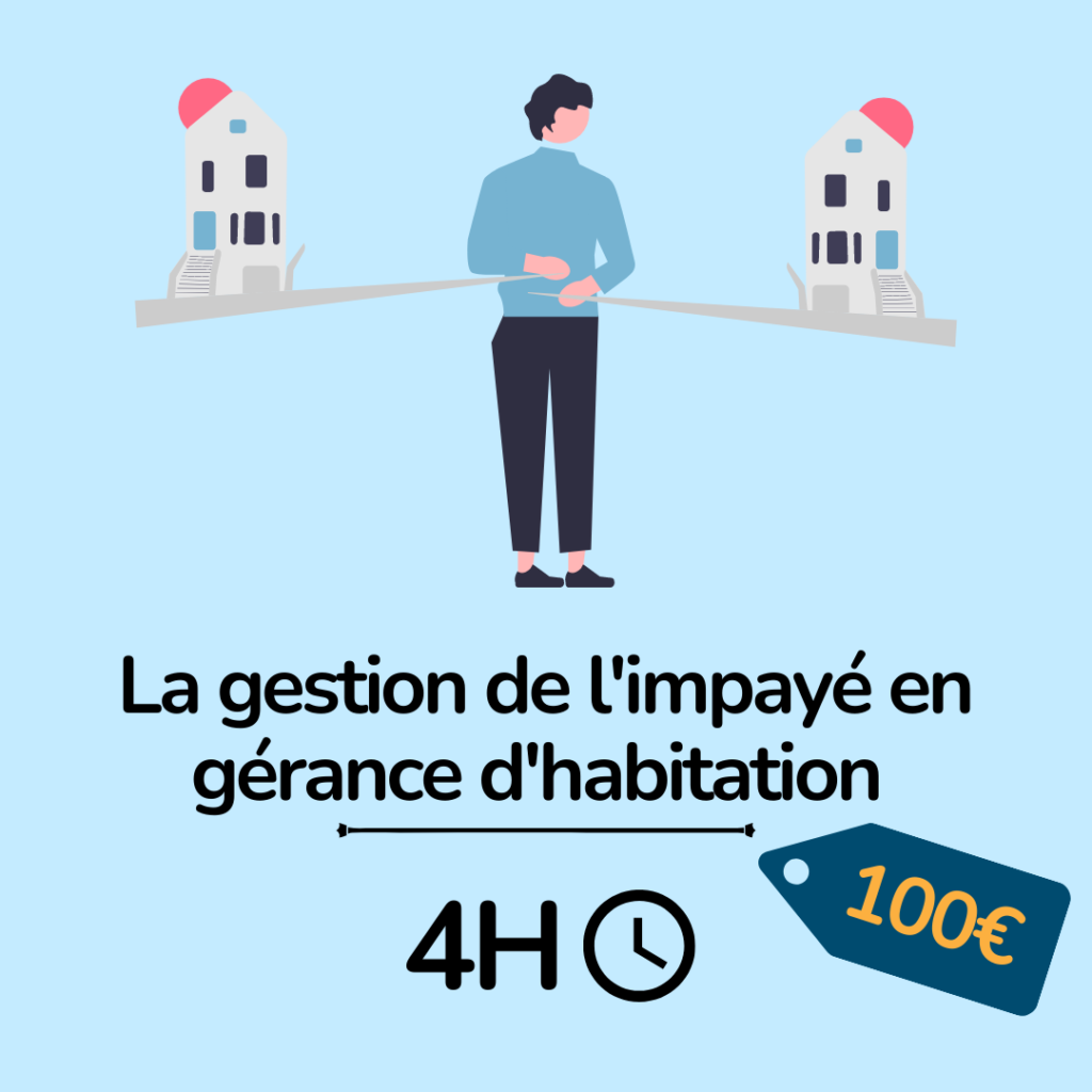 formation immobilier - la gestion de l'impayé en gérance d'habitation - essyca