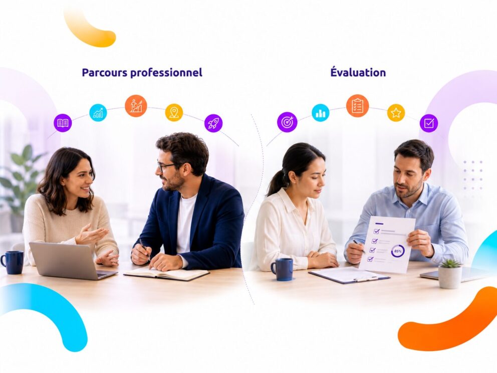 Comparaison entre entretien de parcours professionnel et entretien d’évaluation dans un environnement de bureau